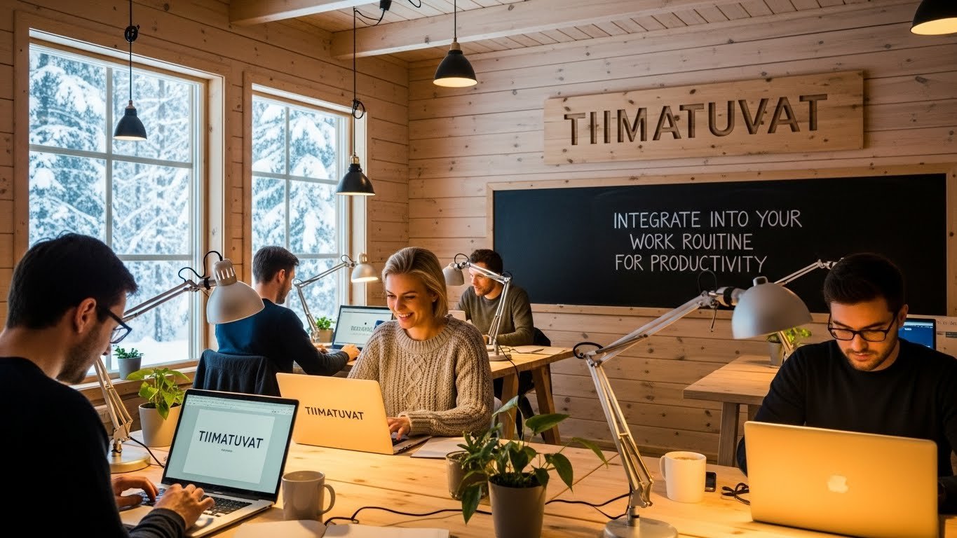 Tiimatuvat: Integrate into Your Work Routine for Productivity